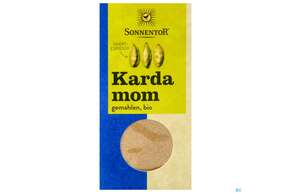 Sie sehen eine Packung Sonnentor Bio Kardamom Gemahlen 00877 50g, Produktbild: 01 Sonnentor Bio Kardamom Gemahlen 00877 50g, A-Nr.: 5227984 - 01