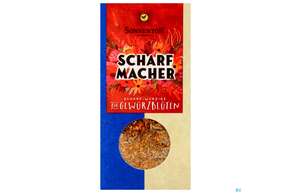 Sie sehen eine Packung Sonnentor Bio Scharfmacher-mischung Streudose 07378 30g, Produktbild: 01 Sonnentor Bio Scharfmacher-mischung Streudose 07378 30g, A-Nr.: 3701200 - 01