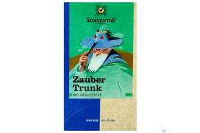 Sie sehen eine Packung Sonnentor Bio Zaubertrunk 02401 18st, Produktbild: 01 Sonnentor Bio Zaubertrunk 02401 18st, A-Nr.: 5227932 - 01