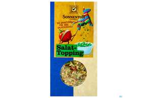 Sie sehen eine Packung Sonnentor Gewuerzzubereitung Bio Salattopping Packung 00650 30g, Produktbild: 01 Sonnentor Gewuerzzubereitung Bio Salattopping Packung 00650 30g, A-Nr.: 5636346 - 01