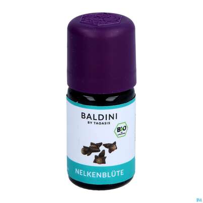 Sie sehen eine Packung Taoasis Baldini Bioaroma Nelkenbluete 5ml, Produktbild: 04 Taoasis Baldini Bioaroma Nelkenbluete 5ml, A-Nr.: 4621207 - 04