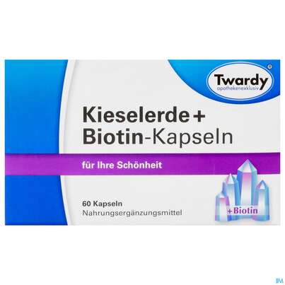 Kieselerde +biotin Kapseln -twardy 60st, A-Nr.: 3863948 - 01