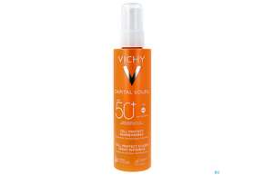 Sie sehen eine Packung Sonnenprodukte Vichy/capital Soleil Cell Protect Spray Lsf50 200ml, Produktbild: 01 Sonnenprodukte Vichy/capital Soleil Cell Protect Spray Lsf50 200ml, A-Nr.: 5470489 - 01