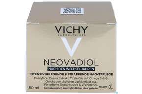 Sie sehen eine Packung Vichy Neovadiol Nach Den Wechseljahren Nacht 50ml, Produktbild: 01 Vichy Neovadiol Nach Den Wechseljahren Nacht 50ml, A-Nr.: 5428406 - 01