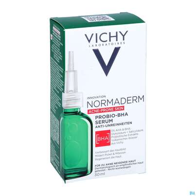 Sie sehen eine Packung Vichy Normaderm Probio Bha Serum 30ml, Produktbild: 07 Vichy Normaderm Probio Bha Serum 30ml, A-Nr.: 5458577 - 07