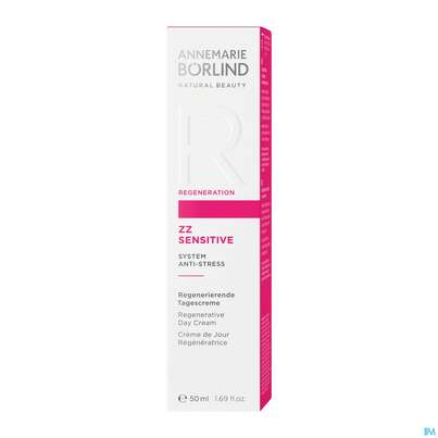 Sie sehen eine Packung Boerlind Zz/sensitive Regenerierende Tagescreme 869 50ml, Produktbild: 02 Boerlind Zz/sensitive Regenerierende Tagescreme 869 50ml, A-Nr.: 4356254 - 02