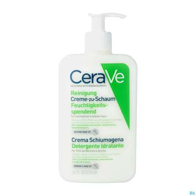 Sie sehen eine Packung Cerave Reinigung Creme Zu Schaum 473ml, Produktbild: 02 Cerave Reinigung Creme Zu Schaum 473ml, A-Nr.: 5812895 - 02