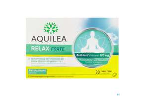 Sie sehen eine Packung Relax Tabl Forte Aquilea 30st, Produktbild: 01 Relax Tabl Forte Aquilea 30st, A-Nr.: 5606635 - 01