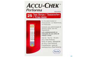 Diagnostika U.zubehoer Accu-chek -roche Diabetes Performa Glucose Str. 25st, A-Nr.: 3617480 - 01