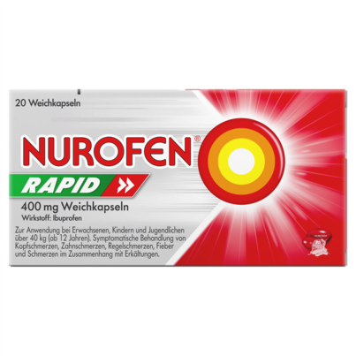 Nurofen Rapid 400 mg Weichkapseln, A-Nr.: 3932075 - 01