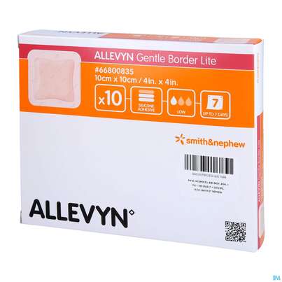 Wundverband Allevyn/gentle Border Lite 10x 10cm 10st, A-Nr.: 3946516 - 02