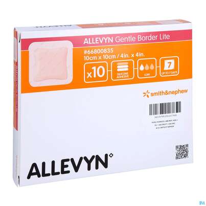 Wundverband Allevyn/gentle Border Lite 10x 10cm 10st, A-Nr.: 3946516 - 03