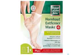 Sie sehen eine Packung Allgäuer Latschenkiefer Hornhaut Entferner Maske Plus 1 Stück, Produktbild: 01 Allgäuer Latschenkiefer Hornhaut Entferner Maske Plus 1 Stück, A-Nr.: 5273599 - 01