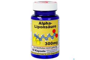 Sie sehen eine Packung Alphalipon-saeure Kapseln 300mg -apo Dreifaltigk. 60st, Produktbild: 01 Alphalipon-saeure Kapseln 300mg -apo Dreifaltigk. 60st, A-Nr.: 4449010 - 01