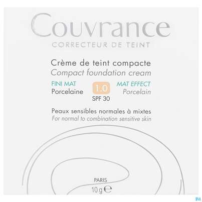 Avène Couvrance Kompakt Creme-make-up Mattierend Porzellan 10g, A-Nr.: 2595078 - 01