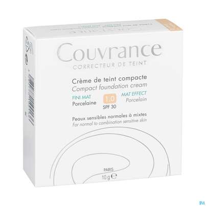 Avène Couvrance Kompakt Creme-make-up Mattierend Porzellan 10g, A-Nr.: 2595078 - 03