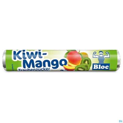 Bloc Traubenzucker Rollen Kiwi-mango 42g, A-Nr.: 5134165 - 01