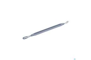 Sie sehen eine Packung Canal Hautpflege Komedonenquetscher Rostfrei 10cm 6006- 1st, Produktbild: 01 Canal Hautpflege Komedonenquetscher Rostfrei 10cm 6006- 1st, A-Nr.: 4787540 - 01