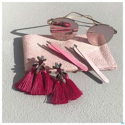 Sie sehen eine Packung Pinzetten Canal Rostfrei/schraeg 9cm Pink 2070- 1st, Produktbild: 03 Pinzetten Canal Rostfrei/schraeg 9cm Pink 2070- 1st, A-Nr.: 4785943 - 03