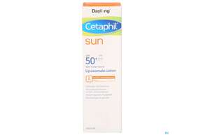 Sie sehen eine Packung Sonnenprodukte Cetaphil Sun Daylong Liposomale Lotion Spf50+ 100ml, Produktbild: 01 Sonnenprodukte Cetaphil Sun Daylong Liposomale Lotion Spf50+ 100ml, A-Nr.: 5129655 - 01