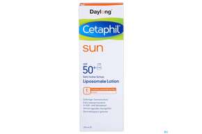 Sie sehen eine Packung Sonnenprodukte Cetaphil Sun Daylong Liposomale Lotion Spf50+ 200ml, Produktbild: 01 Sonnenprodukte Cetaphil Sun Daylong Liposomale Lotion Spf50+ 200ml, A-Nr.: 5129661 - 01