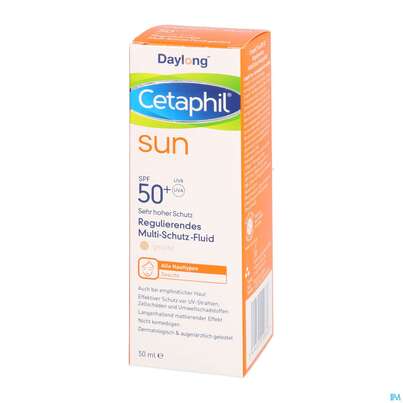 Sonnenprodukte Cetaphil Sun Daylong Multi Schutz Fluid Getoent Spf50+ 50ml, A-Nr.: 5129684 - 02