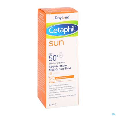 Sonnenprodukte Cetaphil Sun Daylong Multi Schutz Fluid Getoent Spf50+ 50ml, A-Nr.: 5129684 - 03