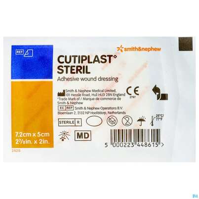 Wundverband Cutiplast Steril 5x 7,2cm 1478 1st, A-Nr.: 1230653 - 01