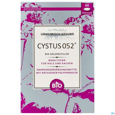 Cystus 052 Bio Halspstillen 66st, A-Nr.: 4005158 - 01