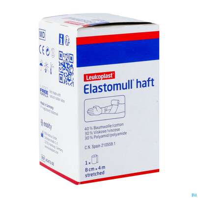 ELASTOMULL HAFT 4MX 8CM 1ST, A-Nr.: 0765079 - 02