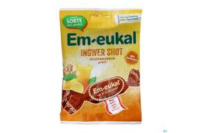 Sie sehen eine Packung Em-eukal Immunstark Ingwer Shot Gefuellt Zh 75g, Produktbild: 01 Em-eukal Immunstark Ingwer Shot Gefuellt Zh 75g, A-Nr.: 5377850 - 01