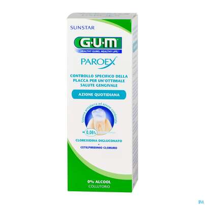 Mundwasser/spuelung Gum Mundspuelung Paroex Chx O.alk 0,06% Langzeitpflege 1702 500ml, A-Nr.: 3190202 - 02
