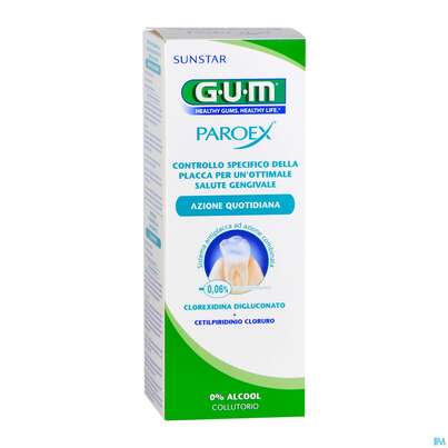Mundwasser/spuelung Gum Mundspuelung Paroex Chx O.alk 0,06% Langzeitpflege 1702 500ml, A-Nr.: 3190202 - 03