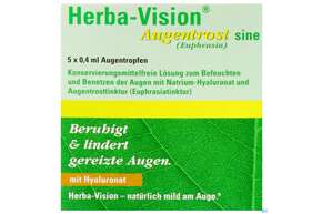 Augentropfen Herba-vision Augentrost/sine 0,4ml 5st, A-Nr.: 3833031 - 01