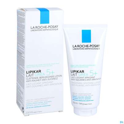 Sie sehen eine Packung La Roche Posay Koerperpflege Lipikar Lait Urea 5+ Sehr Tr.h 200ml, Produktbild: 05 La Roche Posay Koerperpflege Lipikar Lait Urea 5+ Sehr Tr.h 200ml, A-Nr.: 5198739 - 05