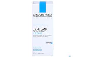 Sie sehen eine Packung La Roche Posay Gesichtspflege Toleriane/sensitive Creme 40ml, Produktbild: 01 La Roche Posay Gesichtspflege Toleriane/sensitive Creme 40ml, A-Nr.: 5063057 - 01
