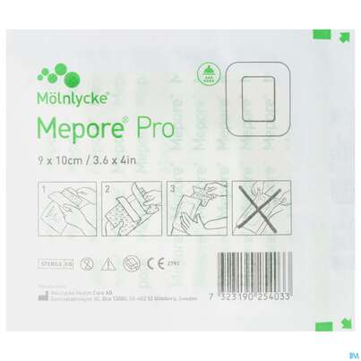 Mepore/pro Folienverband Steril 9x 10cm 1st, A-Nr.: 2393386 - 01