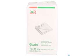 Mullkompressen Gazin Baumw.17faedig Unsteril 12fach 10x 10cm 100st, A-Nr.: 2386972 - 01