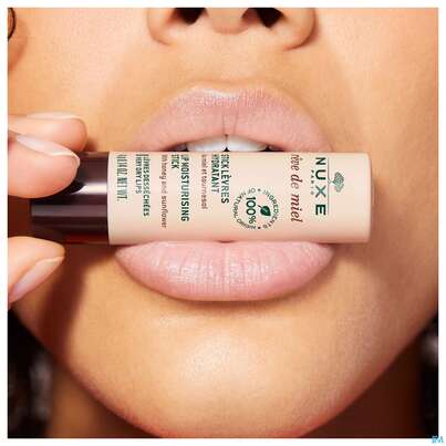 Sie sehen eine Packung Nuxe Reve De Miel Stick Levres Hydratant 4g, Produktbild: 08 Nuxe Reve De Miel Stick Levres Hydratant 4g, A-Nr.: 4080384 - 08