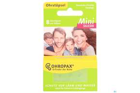 Ohrenschutz Ohropax Silicon G.laerm/wasser/wind Mini 8st, A-Nr.: 4392184 - 01