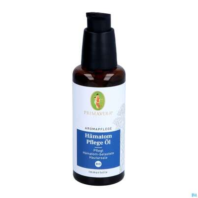 Sie sehen eine Packung Primavera Aromapflege Haematom Pflege Oel Bio 50ml, Produktbild: 05 Primavera Aromapflege Haematom Pflege Oel Bio 50ml, A-Nr.: 5377583 - 05