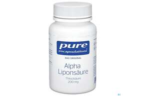 Sie sehen eine Packung Pure Encapsulations Alpha Liponsäure Thioctsäure 200mg 60 Kapseln, Produktbild: 01 Pure Encapsulations Alpha Liponsäure Thioctsäure 200mg 60 Kapseln, A-Nr.: 2603978 - 01