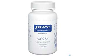Sie sehen eine Packung Pure Encapsulations Coq10 l-carnitin Fumarat 60 Kapseln, Produktbild: 01 Pure Encapsulations Coq10 l-carnitin Fumarat 60 Kapseln, A-Nr.: 2658376 - 01