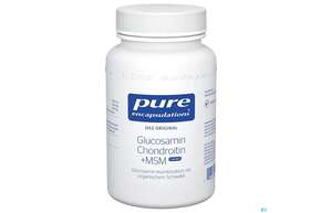 Sie sehen eine Packung Pure Encapsulations Glucosamin Chondroitin + Msm 60 Kapseln, Produktbild: 01 Pure Encapsulations Glucosamin Chondroitin + Msm 60 Kapseln, A-Nr.: 2702114 - 01