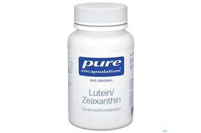 Sie sehen eine Packung Pure Encapsulations Lutein/zeaxanthin 60 Kapseln, Produktbild: 01 Pure Encapsulations Lutein/zeaxanthin 60 Kapseln, A-Nr.: 3280514 - 01