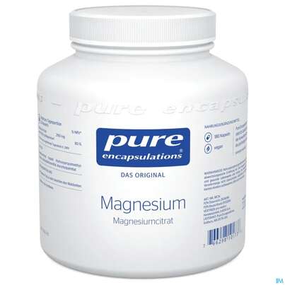 Pure Encapsulations Magnesium Magnesiumcitrat 180 Kapseln, A-Nr.: 2604096 - 02