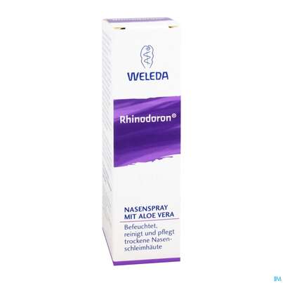 Sie sehen eine Packung Nasenspray Rhinodoron +aloe Vera 20ml, Produktbild: 04 Nasenspray Rhinodoron +aloe Vera 20ml, A-Nr.: 2378234 - 04