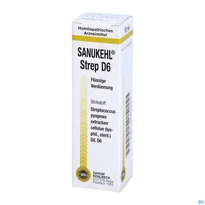 Sanukehl Strep Tropfen D6 10ml, A-Nr.: 2395132 - 02