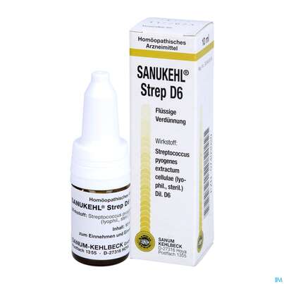 Sanukehl Strep Tropfen D6 10ml, A-Nr.: 2395132 - 04