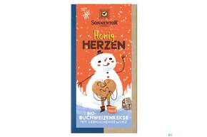 Sie sehen eine Packung Sonnentor Bio Honigherzen 00959 100g, Produktbild: 01 Sonnentor Bio Honigherzen 00959 100g, A-Nr.: 4039476 - 01